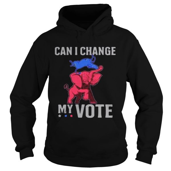 Can I Change My Vote Trump Elephant Election shirt