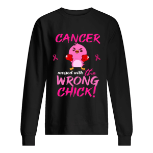 Cancer Messed With Wrong Chick T-shirt