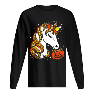 Candy Corn Unicorn Halloween T-shirts