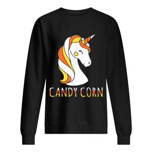 Candy Corn Unicorn Halloween shirt 2