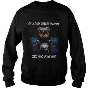 Cane Corso on a dark desert highway cool wind in my hair shirt