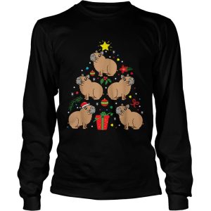 Capybara Christmas Ornament Tree shirt 2