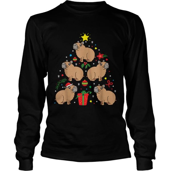 Capybara Christmas Ornament Tree shirt