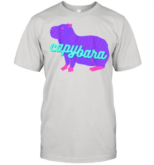 Capybara Pastel Disco shirt