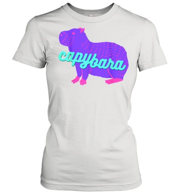 Capybara Pastel Disco shirt