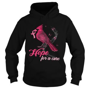 Cardinal Breast Cancer Awareness Hope For A Cure Shirt 1