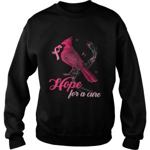 Cardinal Breast Cancer Awareness Hope For A Cure Shirt 3