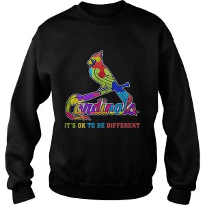 Cardinals Autism its ok to be different shirt 3