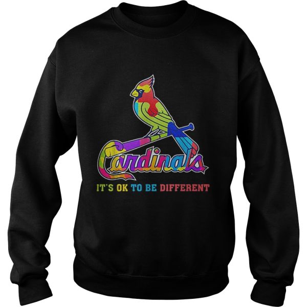 Cardinals Autism its ok to be different shirt