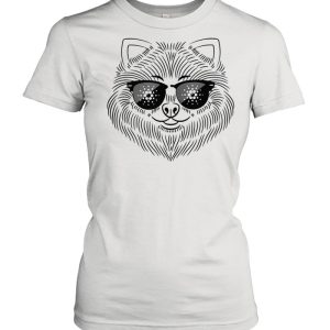 CardonaPomeranian Image Dog Wearing Sunglasses Shirt