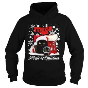 Cat Believe In The Magic Of Christmas shirt 1