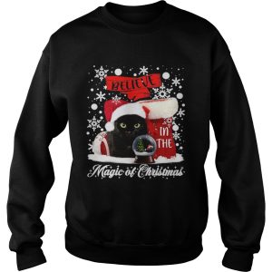 Cat Believe In The Magic Of Christmas shirt 2