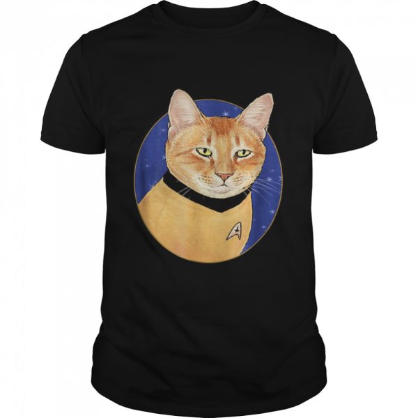 Cat Captain Kirk Shirt