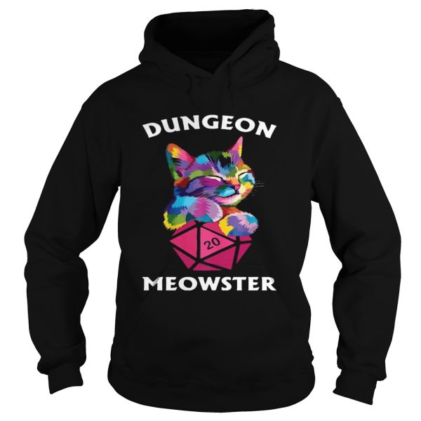 Cat Colorful Dungeon Meowster shirt