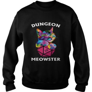 Cat Colorful Dungeon Meowster shirt 3