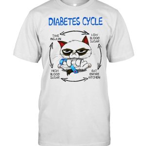 Cat Diabetes Cycle take insulin low blood sugar shirt