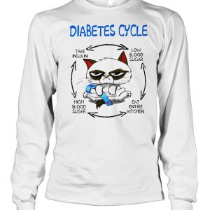 Cat Diabetes Cycle take insulin low blood sugar shirt 3