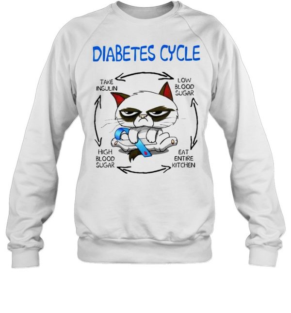 Cat Diabetes Cycle take insulin low blood sugar shirt