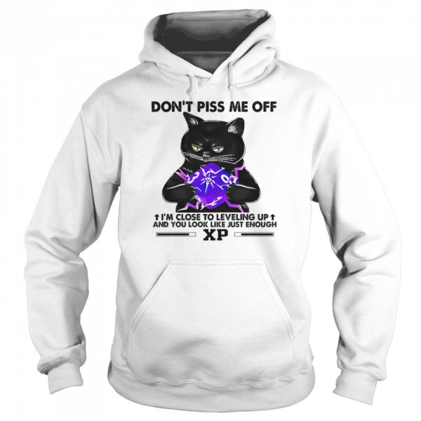 Cat Don’t Piss Me Off I’m Close To Leveling Up Shirt