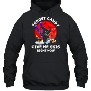 Cat Forget candy give me skis right now shirt 3