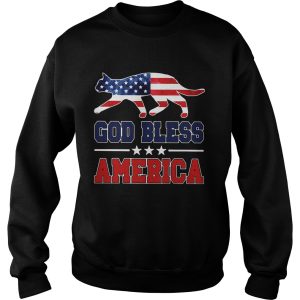 Cat God Bless America shirt 2