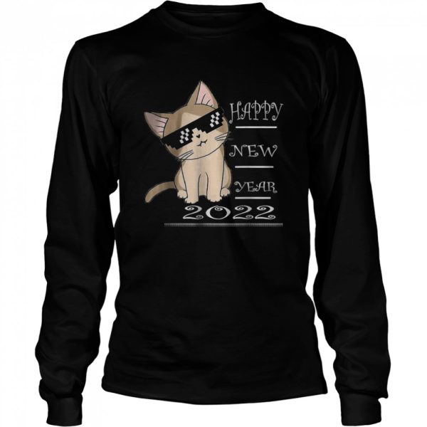 Cat Happy New Year 2022 T-Shirt