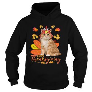 Cat Happy ThanksGiving Funny Cat Lover Gift TShirt 1