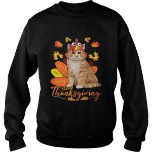 Cat Happy ThanksGiving Funny Cat Lover Gift TShirt