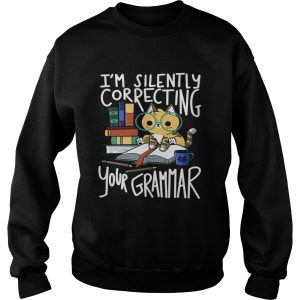 Cat Im Silently Correcting Your Grammar shirt 3