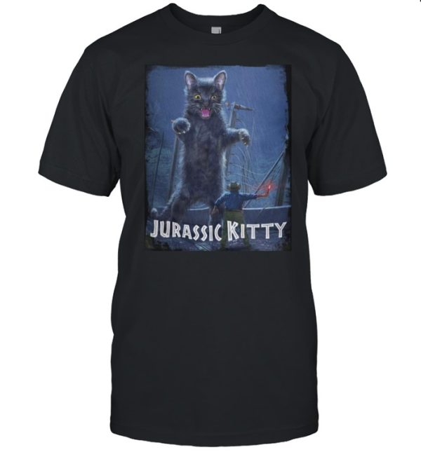 Cat Jurassic kitty shirt