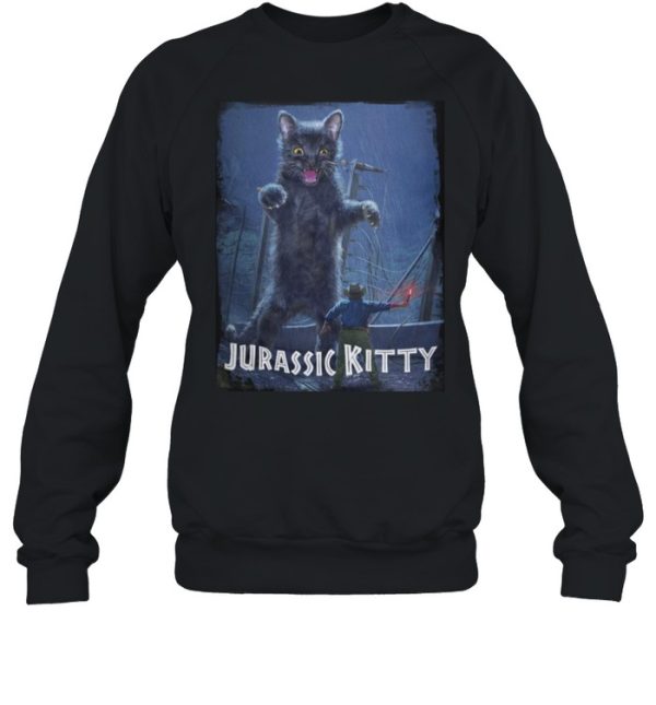 Cat Jurassic kitty shirt