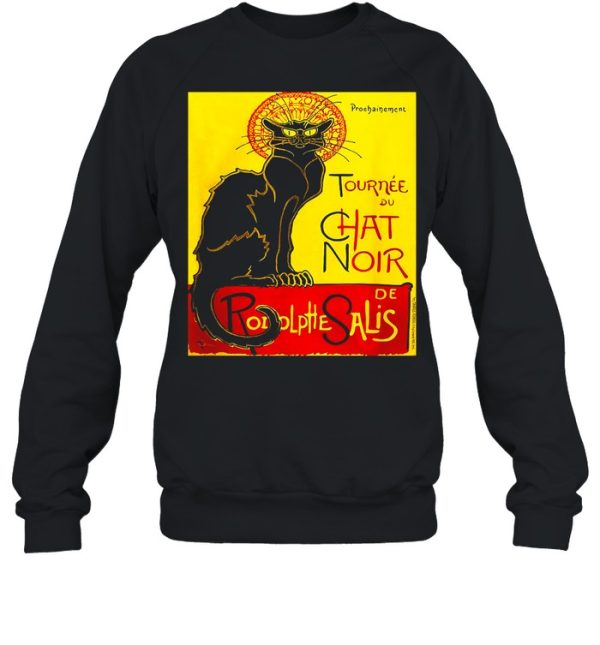 Cat Le Chat Noir The Black Cat Art Nouveau Vintage shirt