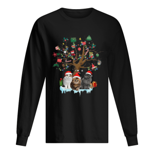 Cat Lover Christmas Tree shirt