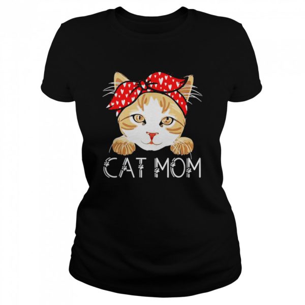 Cat Mom Fun Cat Paw Kitty Matching Family Mother’s Day Shirt