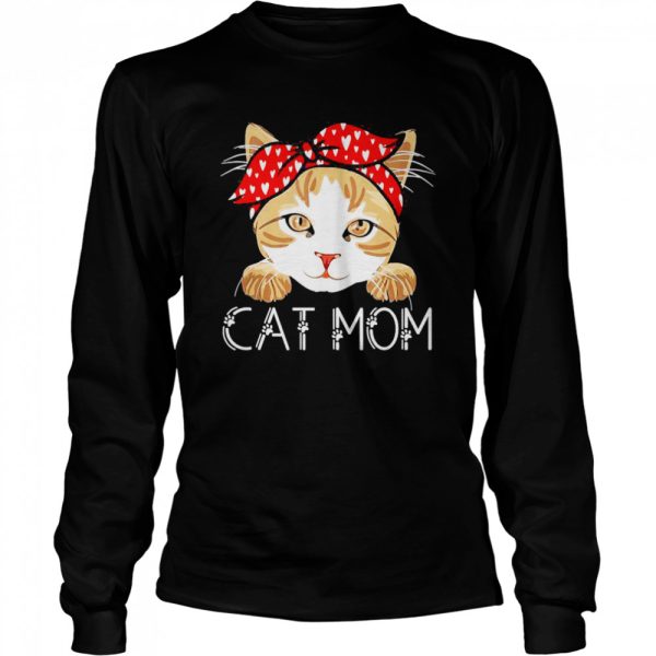 Cat Mom Fun Cat Paw Kitty Matching Family Mother’s Day Shirt