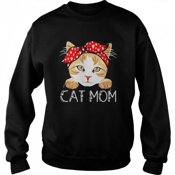 Cat Mom Fun Cat Paw Kitty Matching Family Mother’s Day Shirt