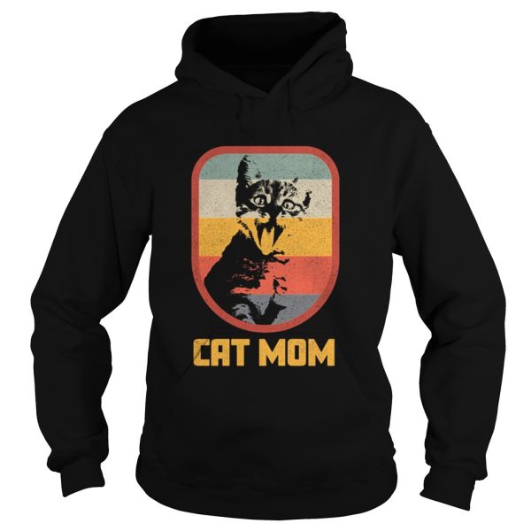 Cat Mom Vintage and Retro Design Cats shirt