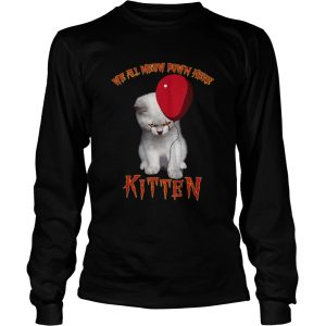 Cat Pennywise It We All Meow Down Here Kitten shirt 2