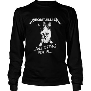 Cat Play Guitar Meowtallica and kittens for all shirt