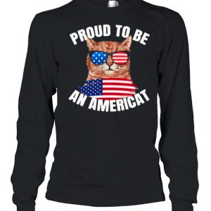 Cat Proud To Be An Americat Flag shirt 1