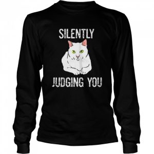 Cat Silently Judging You Sarcastic Shirt 3