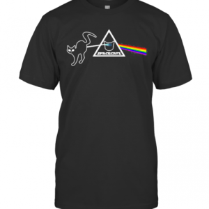 Cat Spacecataz Pink Floyd Band T-Shirt