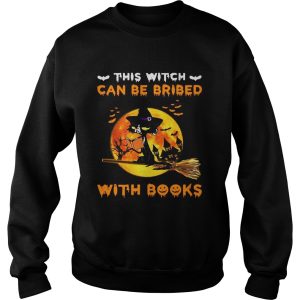 Cat This Witch Can Be Bribed With Books shirt