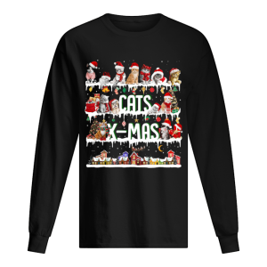 Cat Xmas tee shirt 1