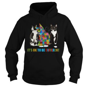 Cat autism Its OK to be different shirt 1