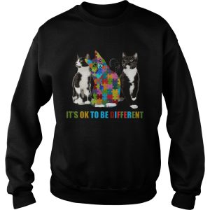 Cat autism Its OK to be different shirt 2