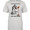 Cat easily distracted by cats and violins shirt