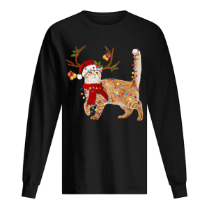 Cat gorgeous reindeer Christmas shirt 1