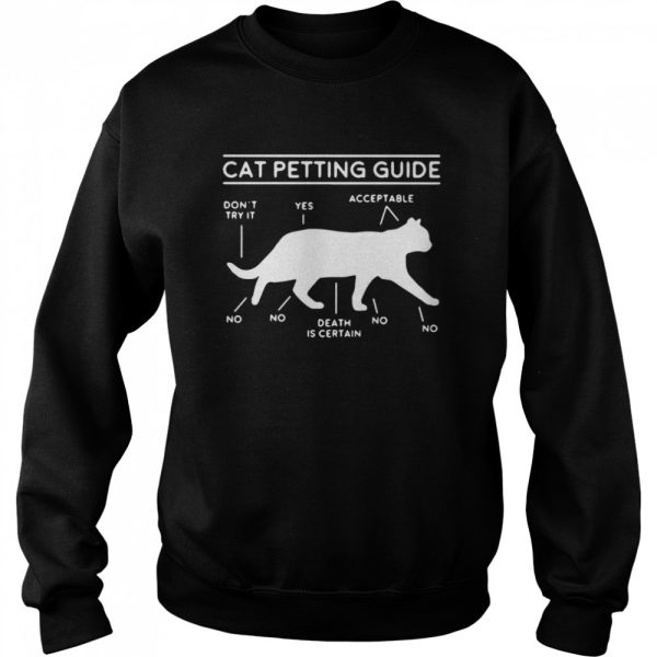 Cat petting guide shirt