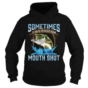 Catching Fish Keep Your Mouth Shut Fisherman Quote shirt 1